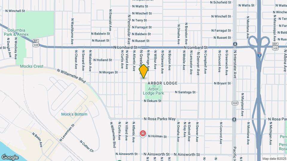 7014 N Greeley Ave Map and Location Details