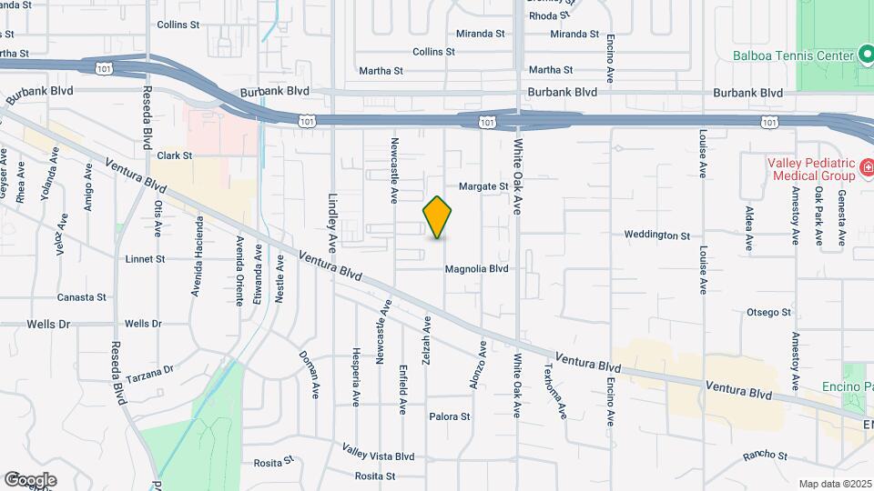 5231 Zelzah Ave Map and Location Details