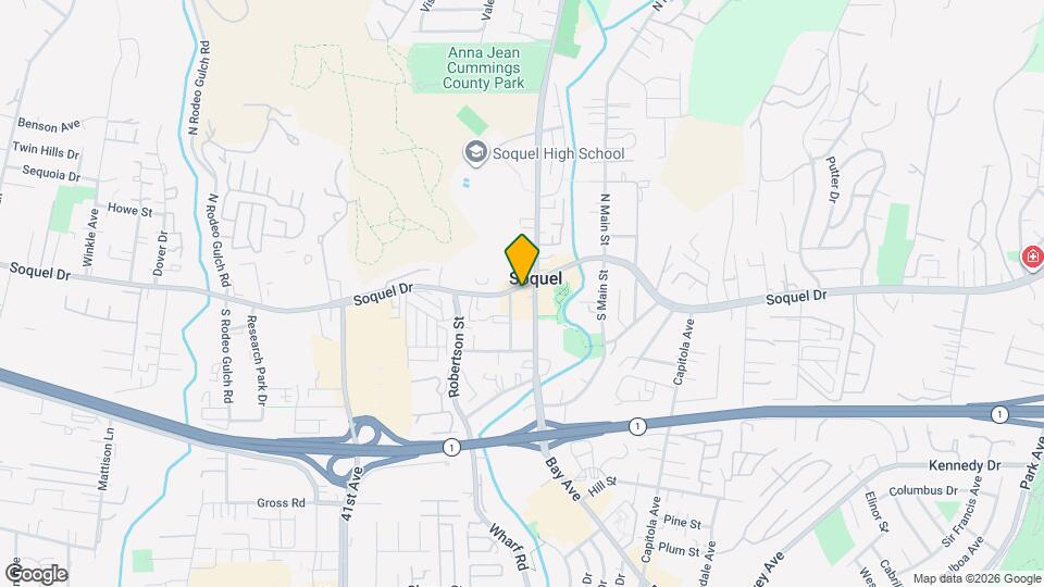 4622-4622 Soquel Dr Map and Location Details