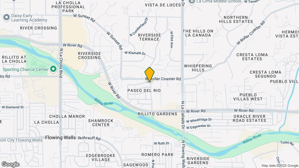 1587 W Gentle Brook Trail Map and Location Details