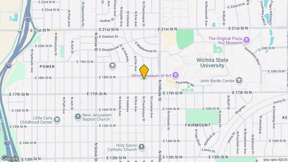 1842 N Chautauqua St Map and Location Details