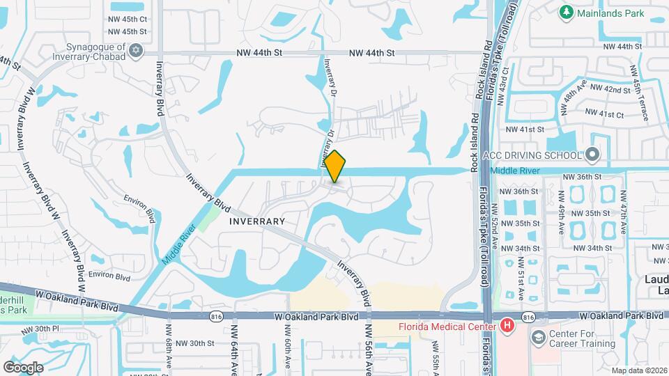 3774 Inverrary Dr Mapa y Detalles de la Ubicación
