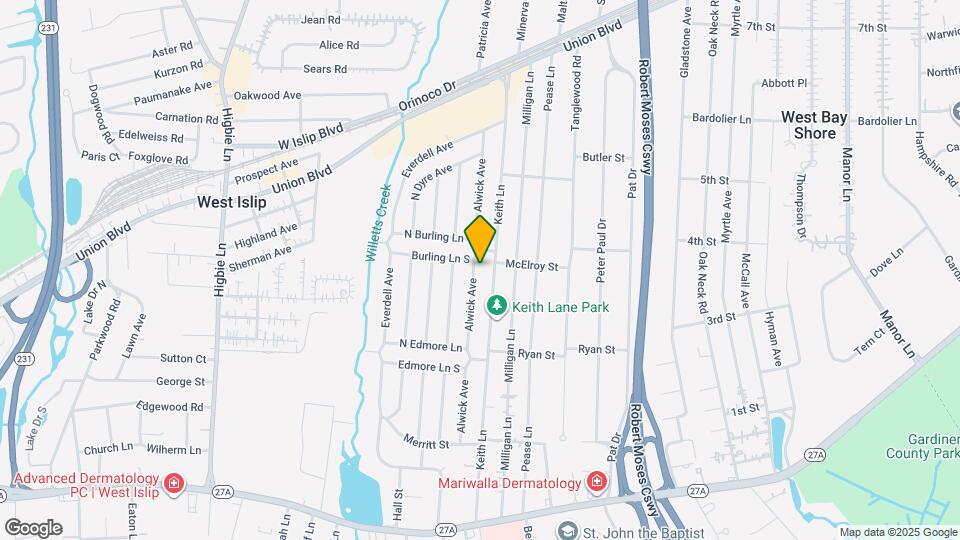 617 Alwick Ave Map and Location Details