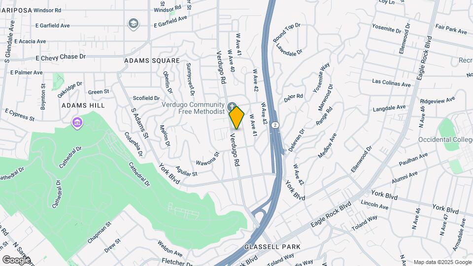 4232 Verdugo Rd Map and Location Details