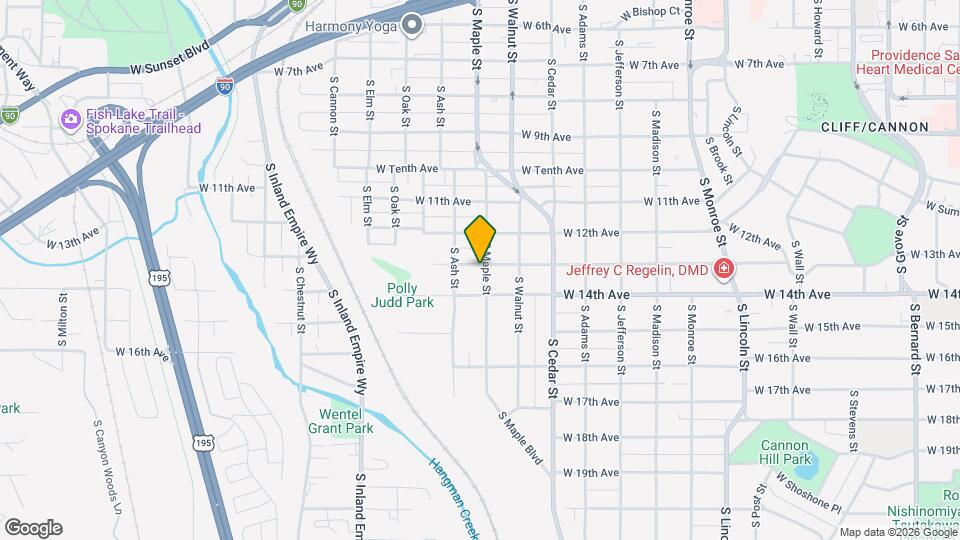 1605 W 13th Ave Mapa y Detalles de la Ubicación