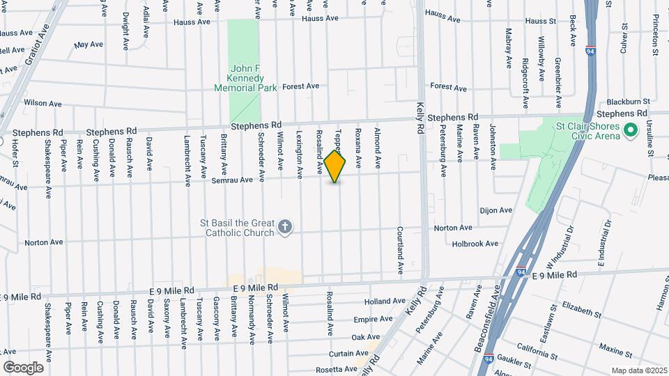 23345 Teppert Ave Map and Location Details