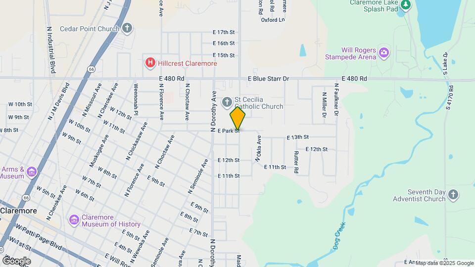 1115 N Sioux Ave Map and Location Details