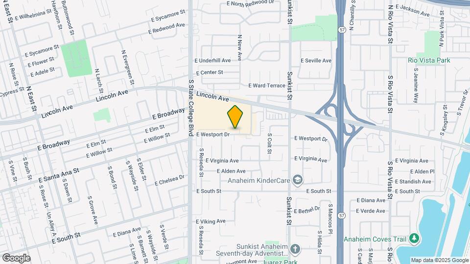 2227 E Westport Dr Map and Location Details