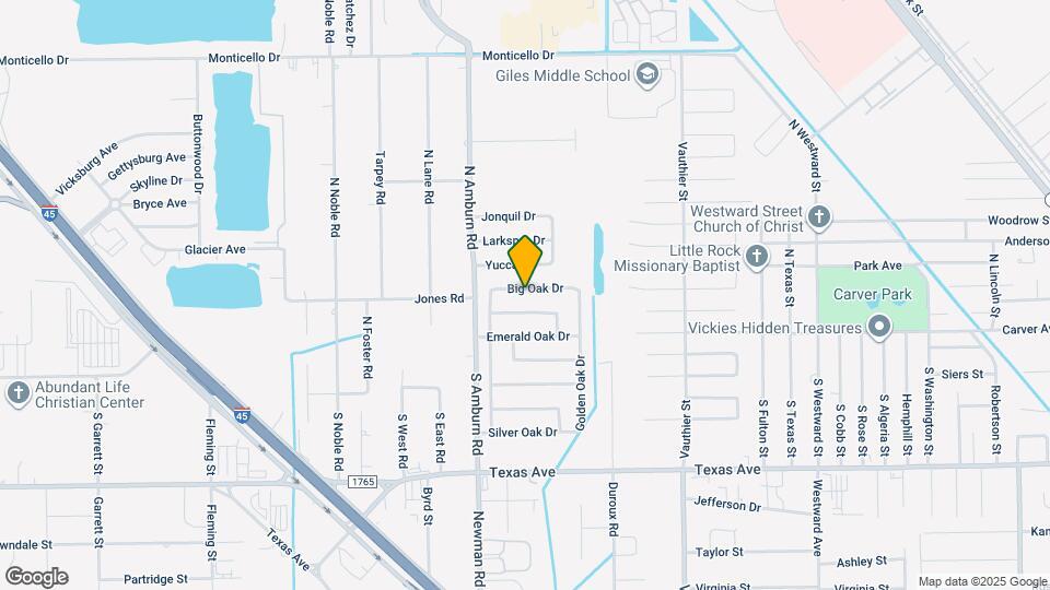 7917 Big Oak Dr Map and Location Details