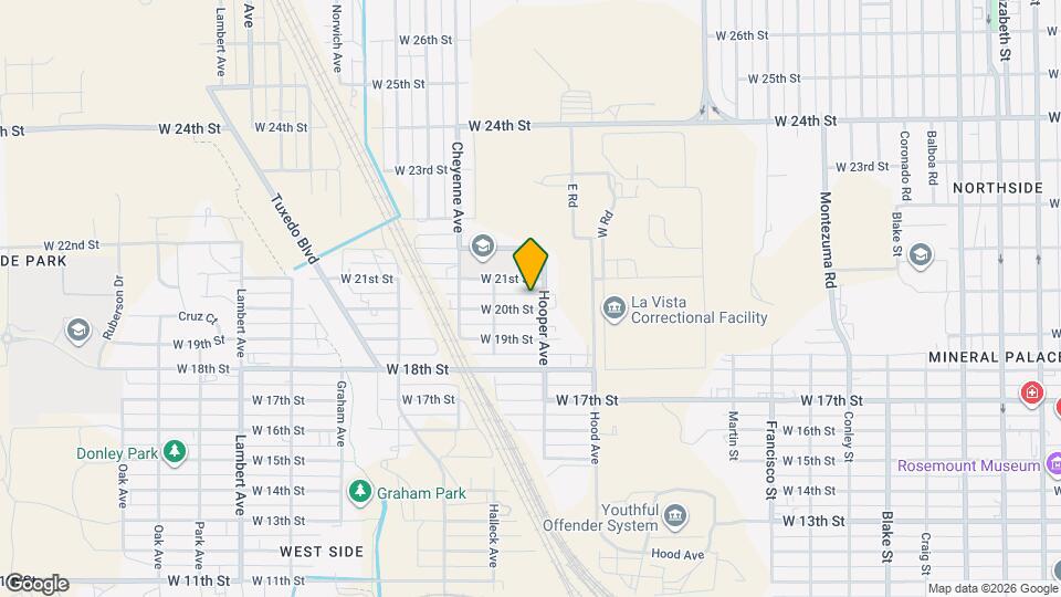 1611 W 20th St Map and Location Details