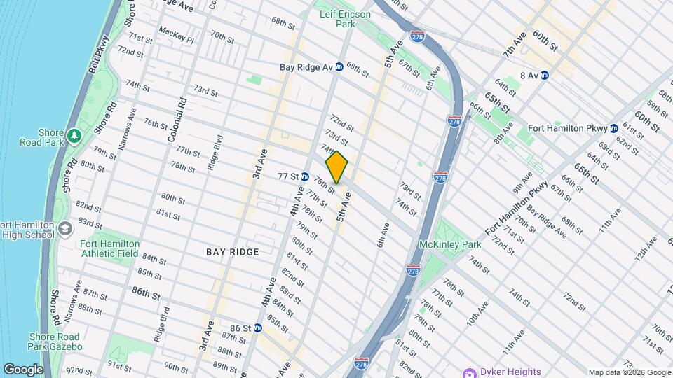 463 76th St Map and Location Details