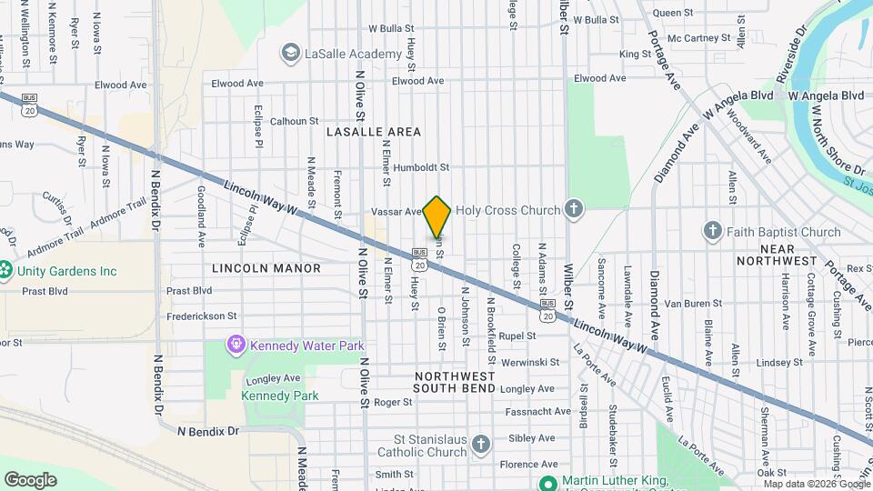 1013 O Brien St Mapa y Detalles de la Ubicación