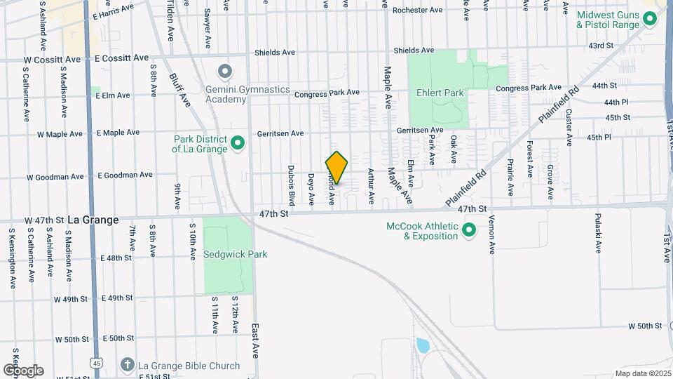 4621 Raymond Ave Map and Location Details