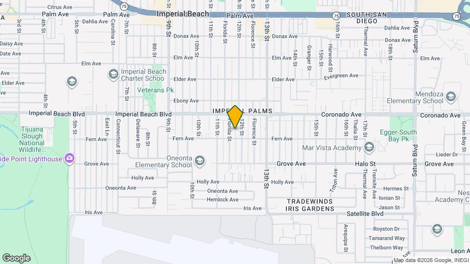1181 Florida St Map and Location Details