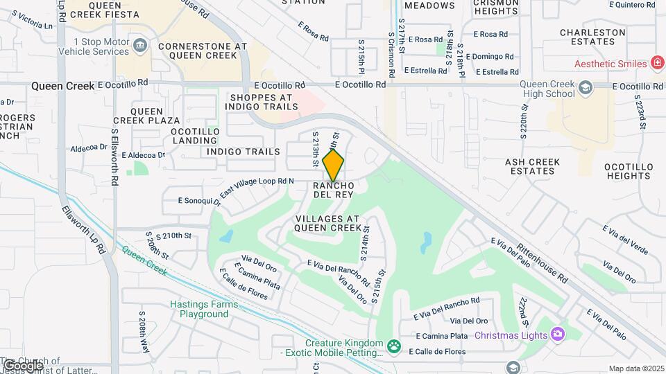 21406 E Creosote Ln Map and Location Details