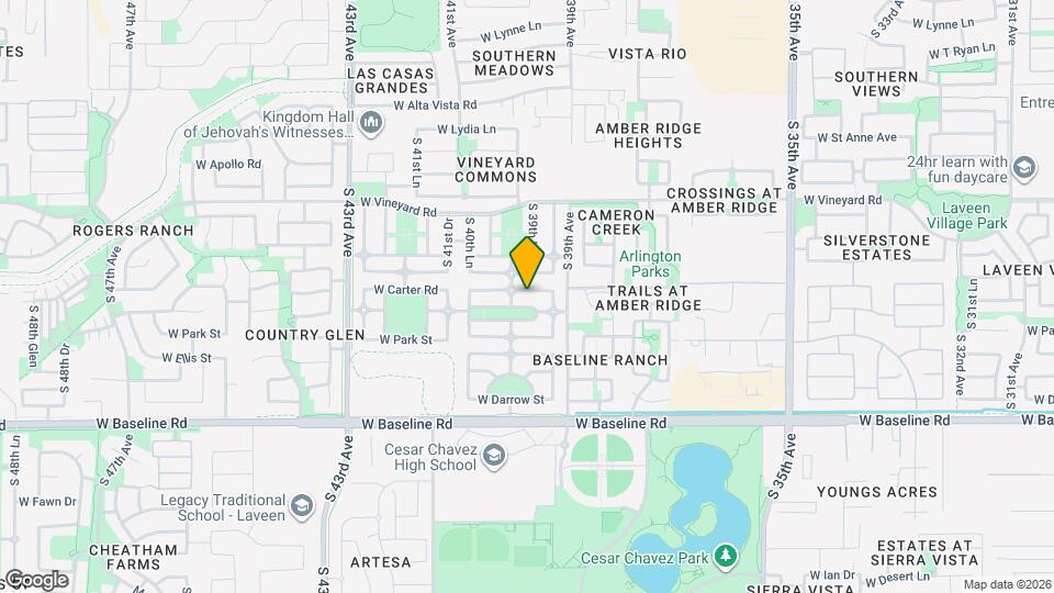 3933 W Carter Rd Map and Location Details