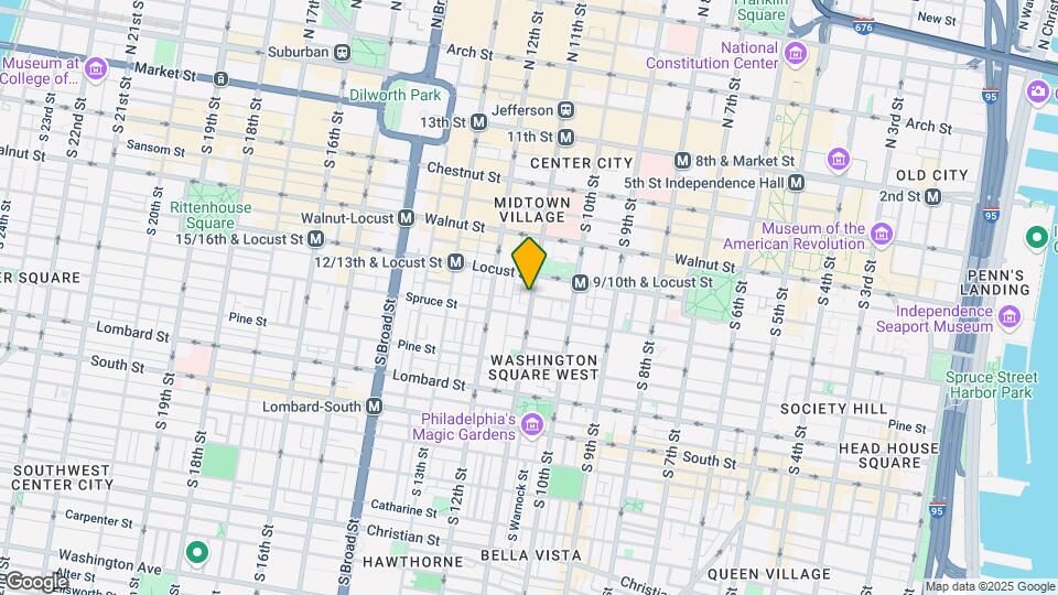 262 S 11th St Map and Location Details