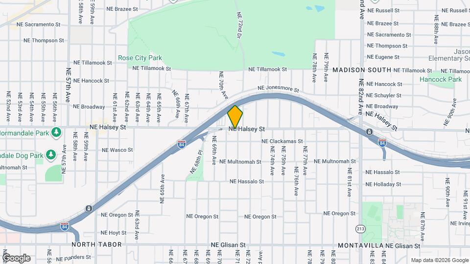 7020 NE Halsey St Map and Location Details