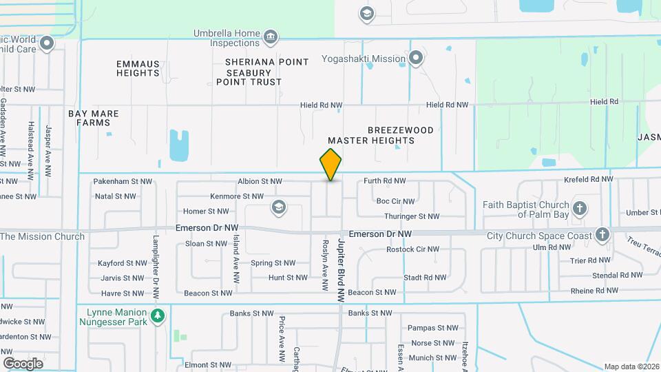 1395 Cox Ave NW Map and Location Details