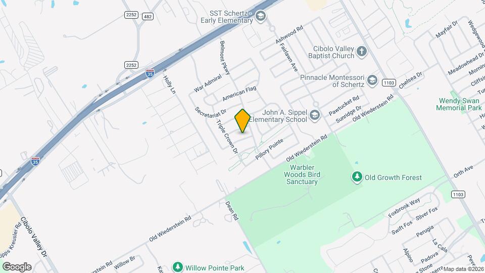 2545 Sir Barton Bay Dr Mapa y Detalles de la Ubicación