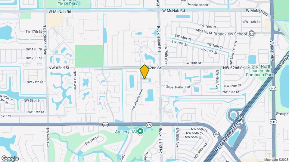 6010 Woodlands Blvd Map and Location Details