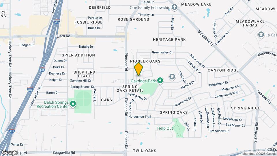 4118 Cochise Dr Mapa y Detalles de la Ubicación