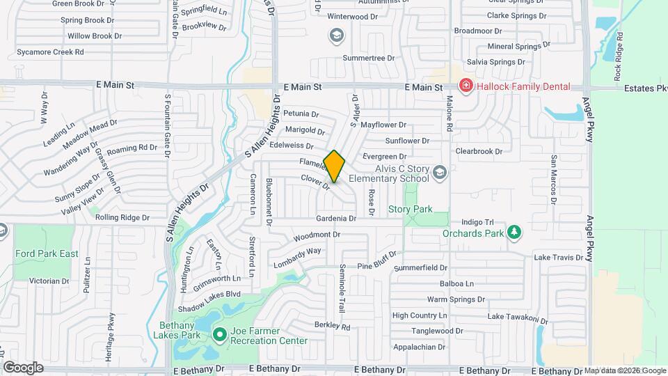 1505 Clover Dr Map and Location Details