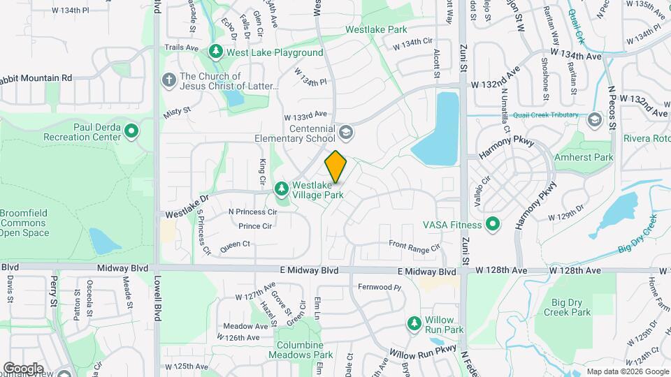 12958 Grove Way Map and Location Details