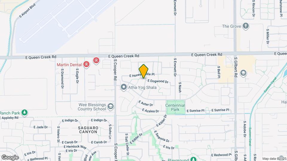 3216 S Cottonwood Dr Map and Location Details