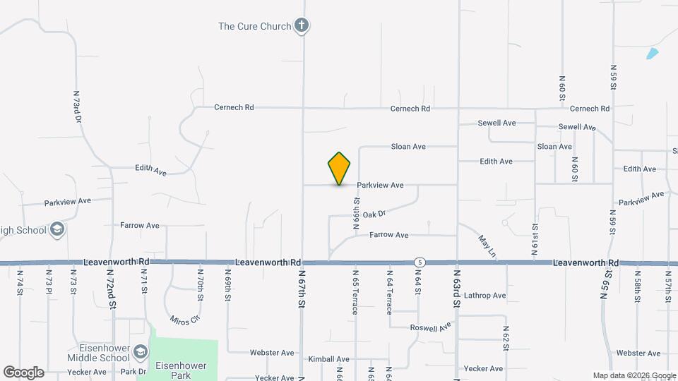 6629 Parkview Ave Map and Location Details