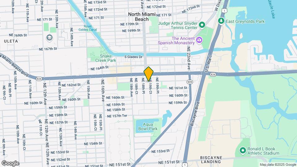 16150 NE 19 Ct Map and Location Details
