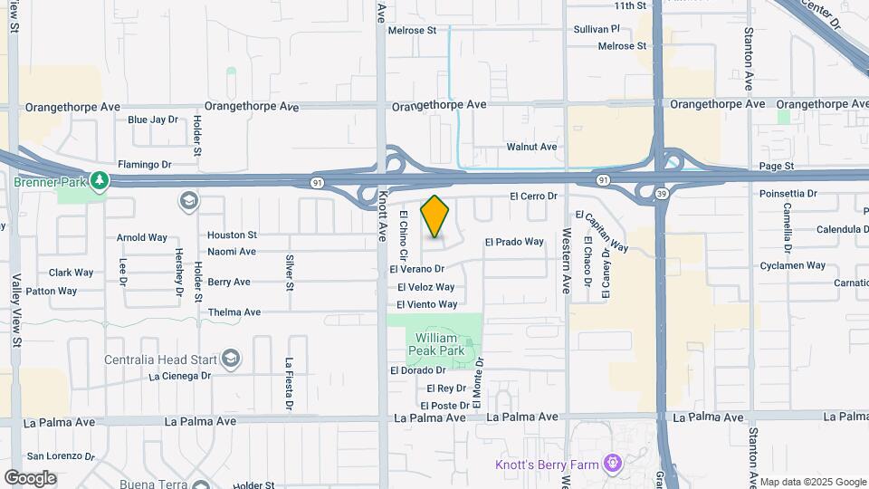 7533 El Cortez Cir Map and Location Details