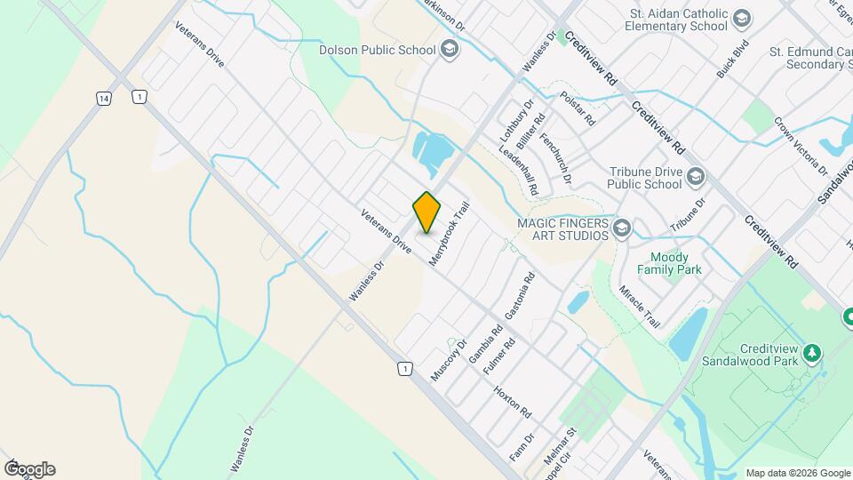 18 Military Cres Map and Location Details