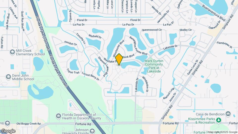 Cypress Lake Townhomes Map and Location Details