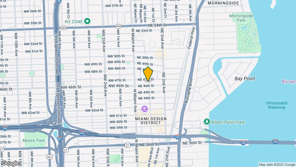 4600 NE 1st Ave-Unit -1 Floor Map and Location Details