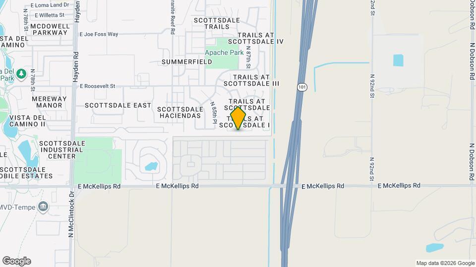 8647 E Fillmore St Mapa y Detalles de la Ubicación