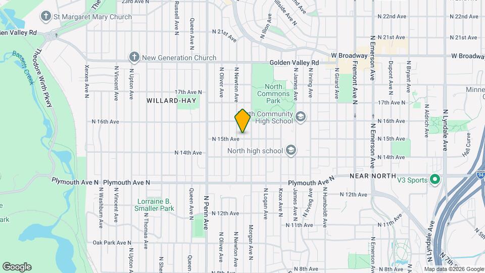 1912 N 15th Ave Map and Location Details