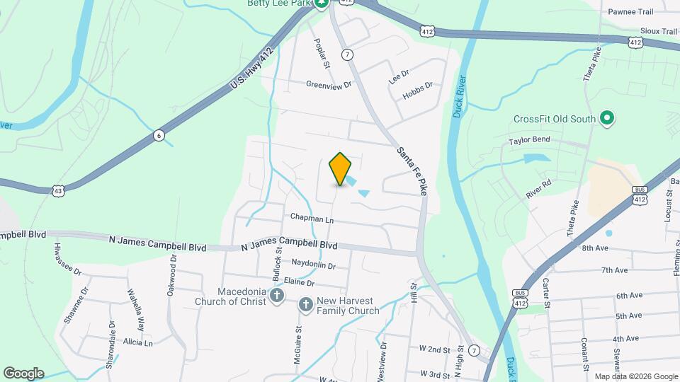 208 Nowlin Dr Map and Location Details