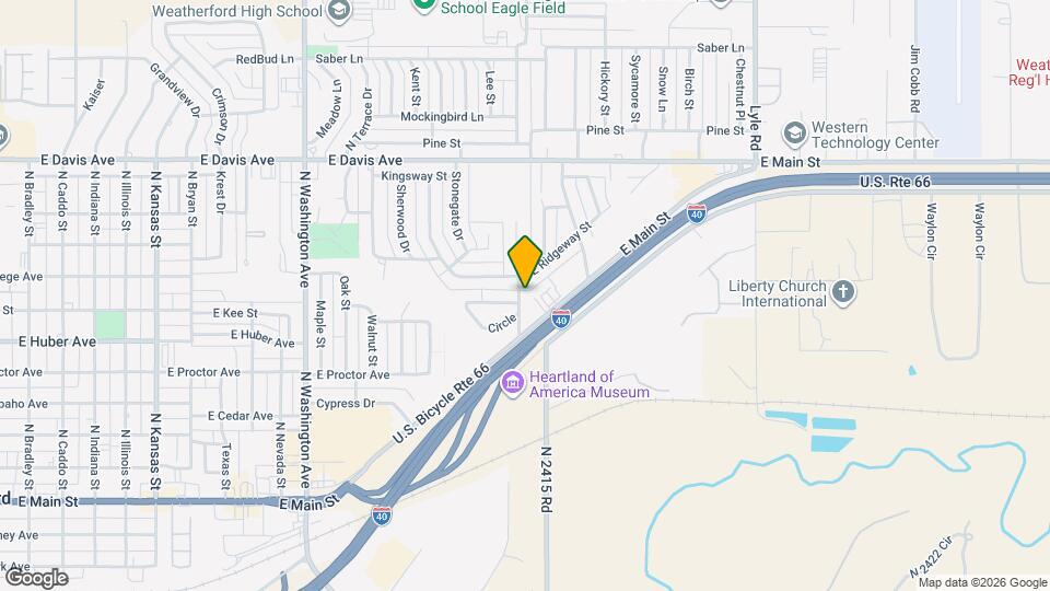 716 N Elm St Map and Location Details