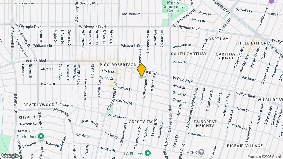 1436 S Bedford St Map and Location Details