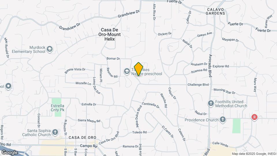 4221 Vista Way Map and Location Details