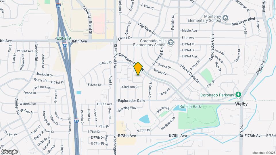 1044 Coronado Pkwy S Map and Location Details