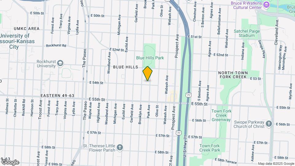 5342 Park Ave Map and Location Details