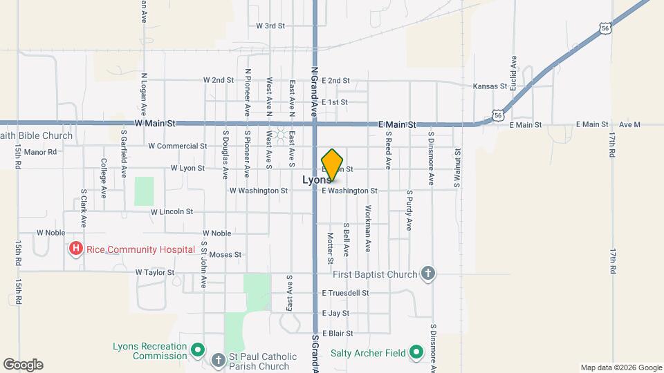 213 E Washington St Mapa y Detalles de la Ubicación