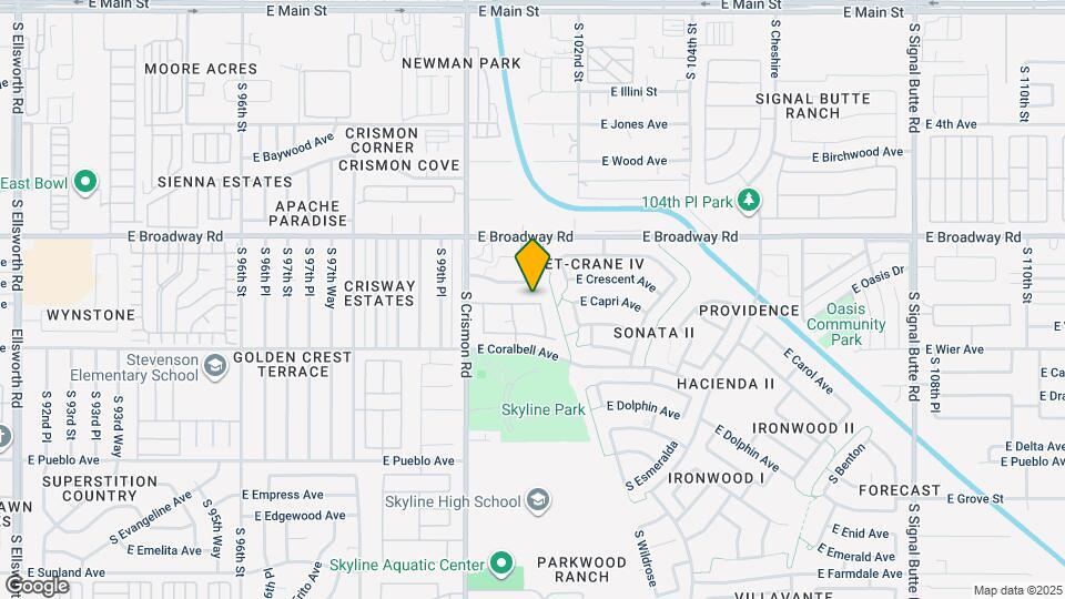 10116 E Capri Ave Map and Location Details