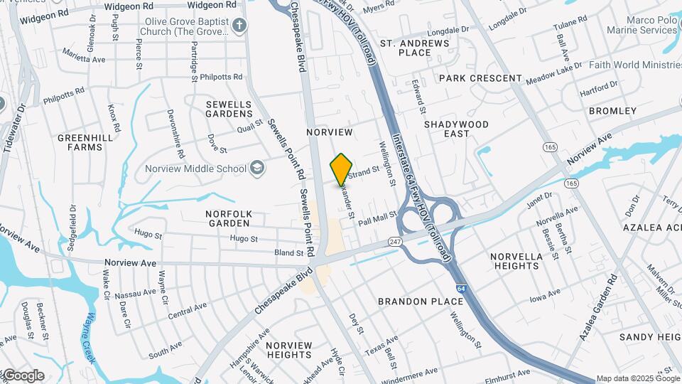 6255 Alexander St Map and Location Details