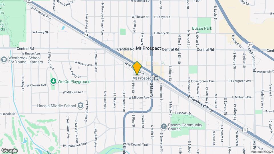 119 S Pine St Map and Location Details