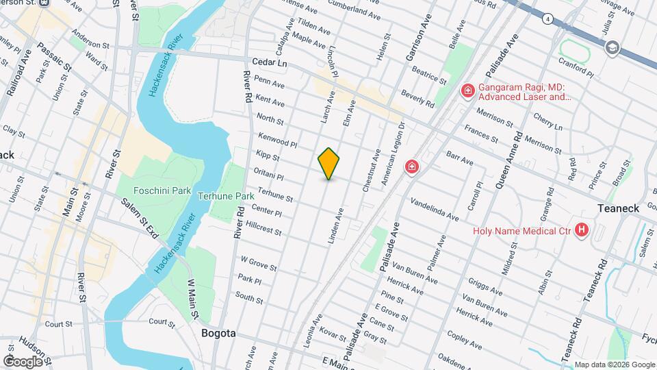 235 Elm Ave, Unit 1B Map and Location Details