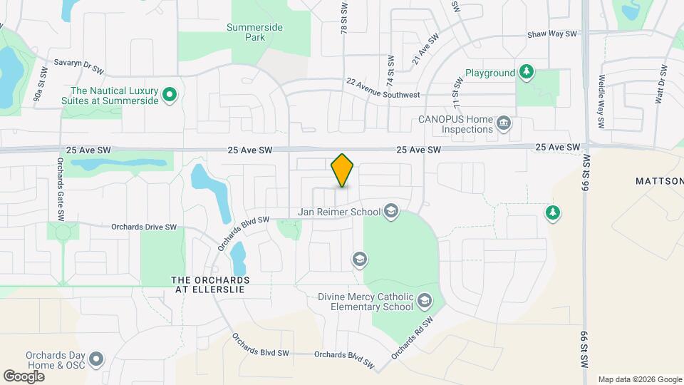 3221 Cherry Cres SW Map and Location Details