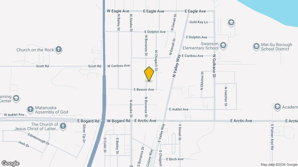 305 N Bonanza St Map and Location Details